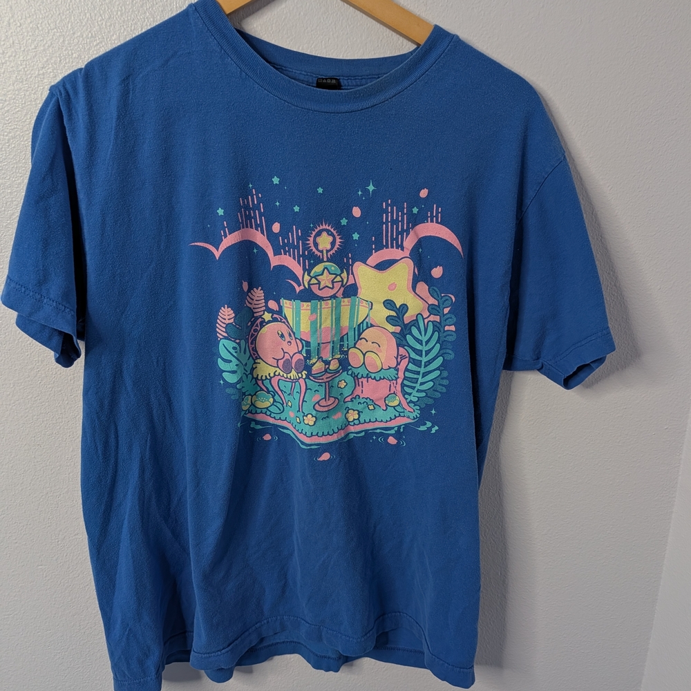 Kirby Graphic Tee, Tultex‎ Ringspun Cotton, Size Large